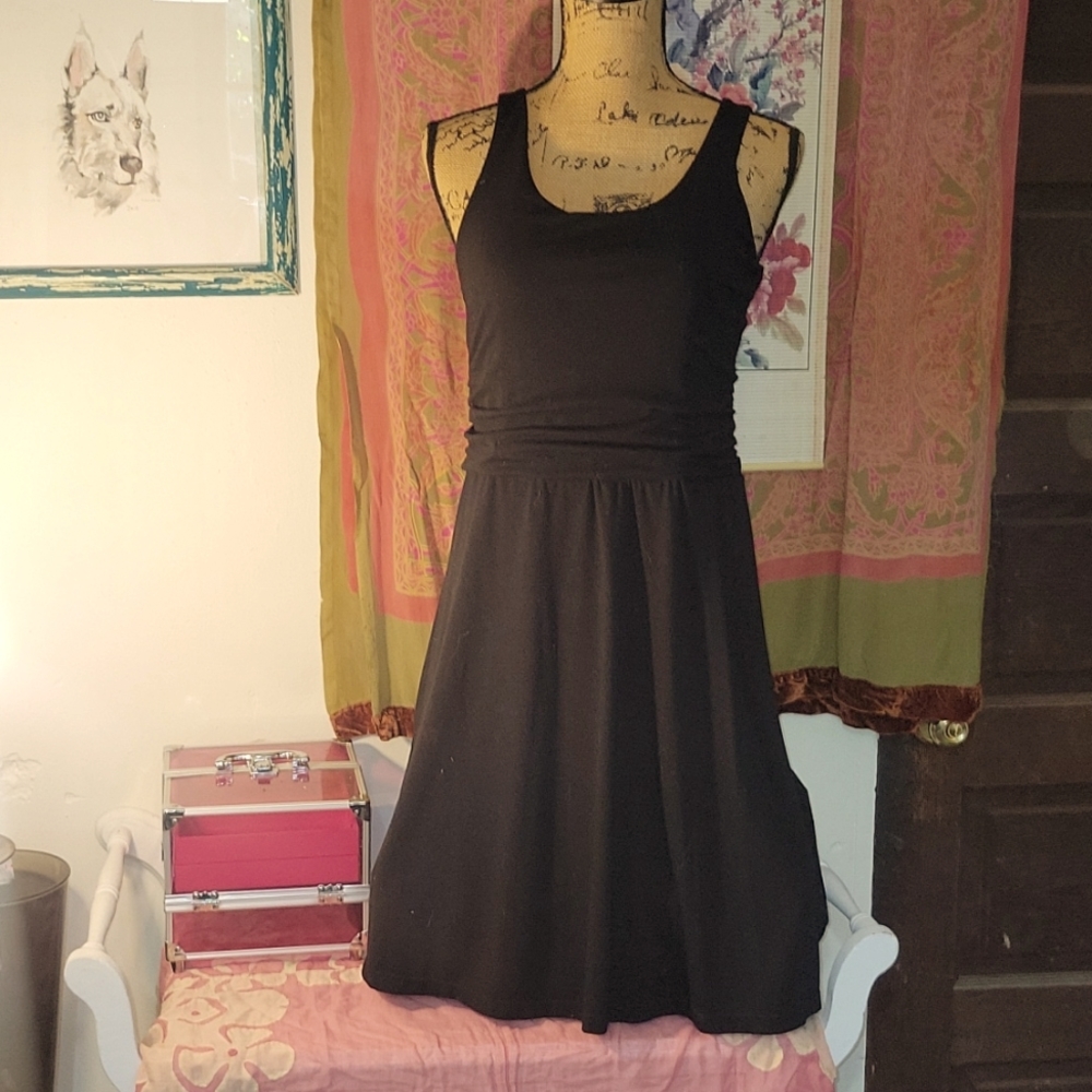 Black tank dress